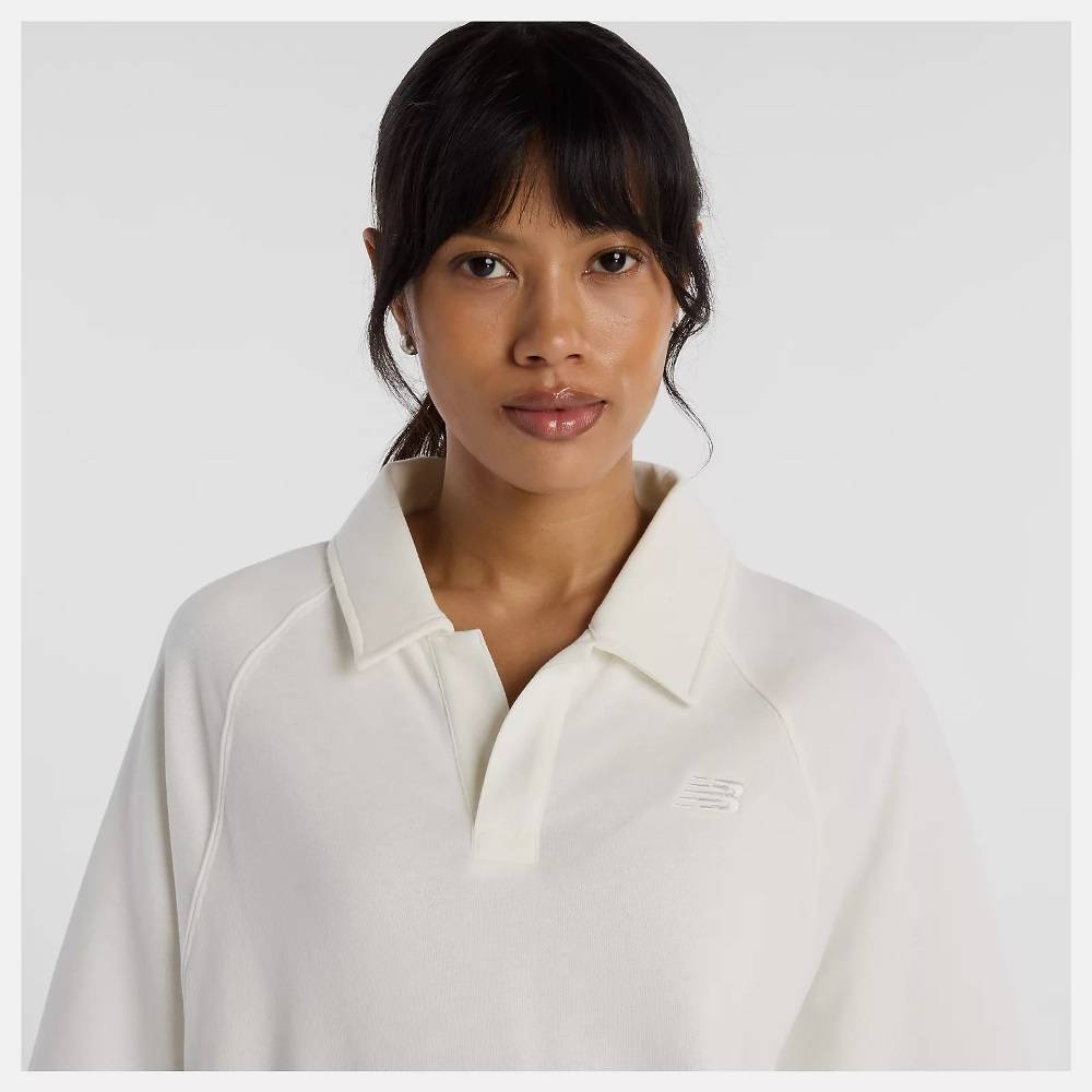 NEW BALANCE COASTAL FLEECE OVERSIZED POLO