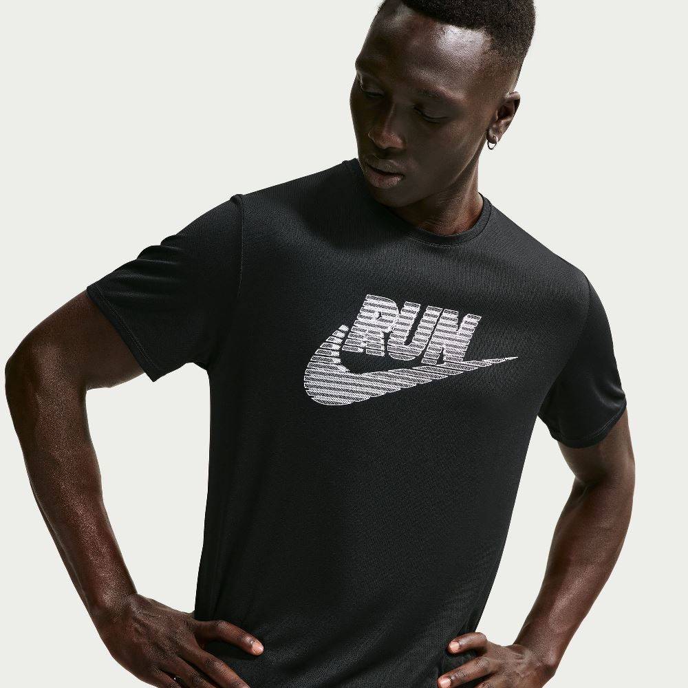 NIKE DRI-FIT UV-PROTECTION SS RUN TOP