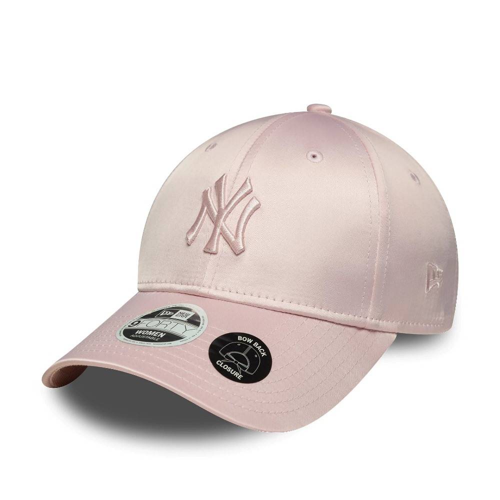 NEW ERA WMNS SATIN BOW BACK 9FORTY NEW YORK YANKEES ADJUSTABLE CAP