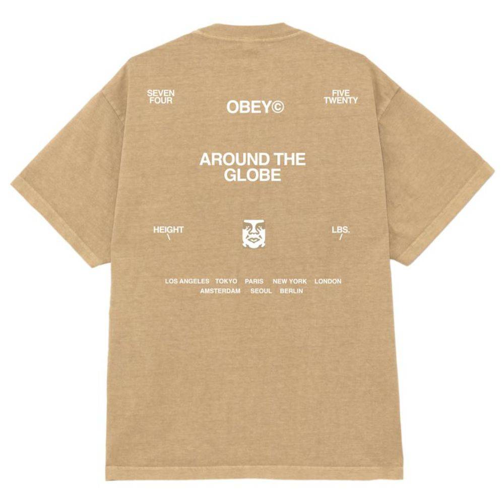 OBEY AROUND THE GLOBE TEE