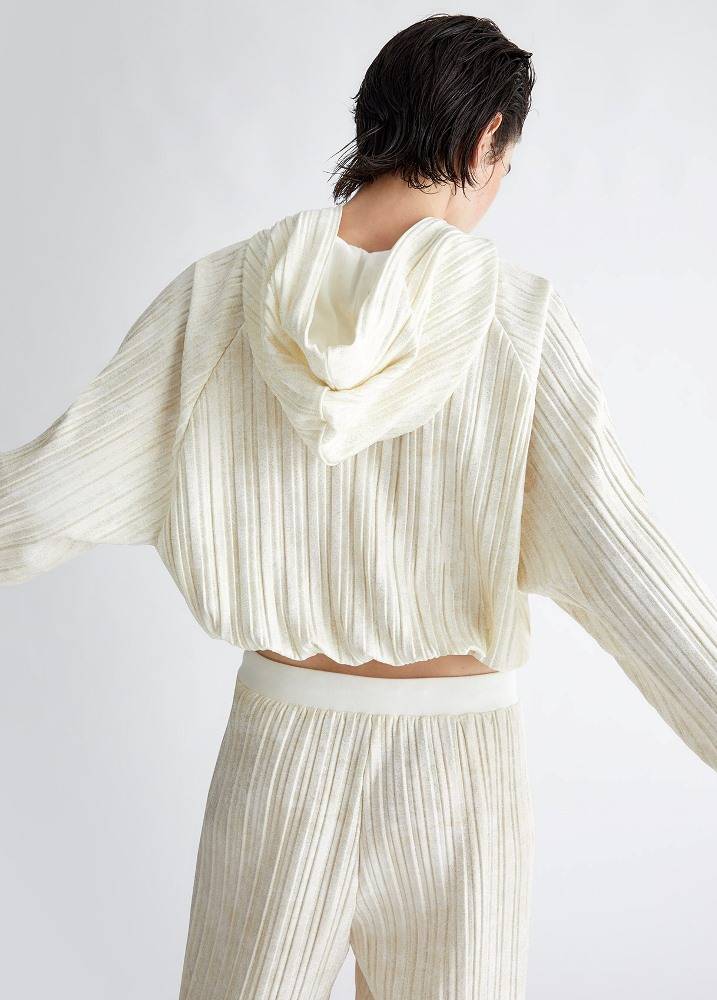 LIU JO PLEATED SWEATSHIRT