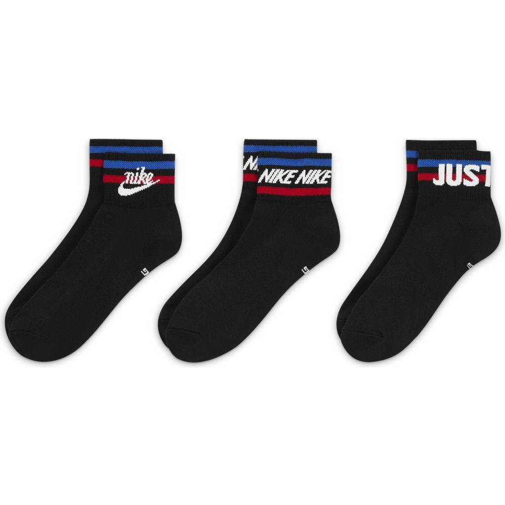 NIKE EVERYDAY ESSENTIAL 3-PAIRS ANKLE SOCKS