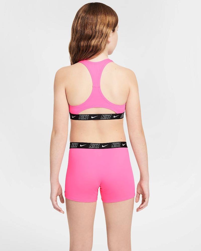 NIKE GIRLS LOGO TAPE RACERBACK BIKINI & SHORT SET