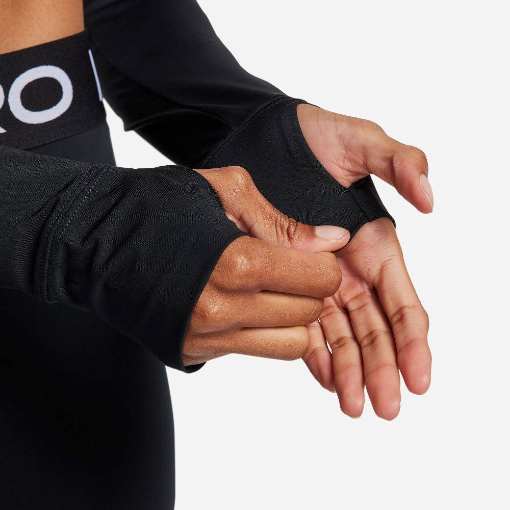 NIKE PRO DRI-FIT 365 CROPPED LONG-SLEEVE TOP