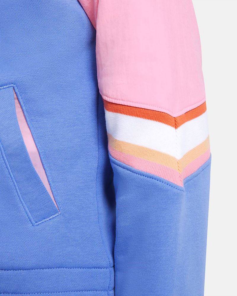NIKE GIRLS SPORTSWEAR HERITAGE FULL-ZIP HOODIE