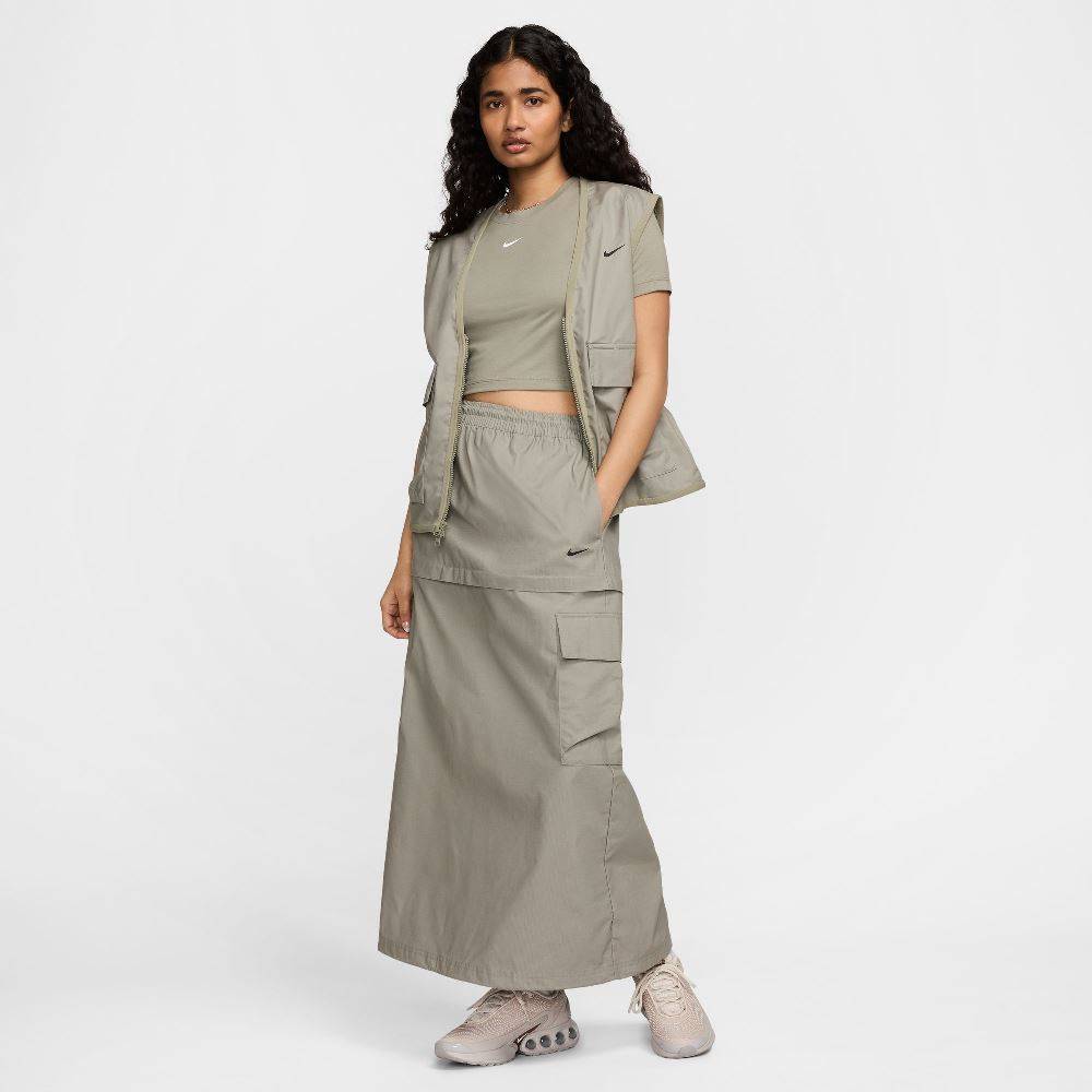 NIKE NSW ESSENTIALS MID-RISE WOVEN SKIRT