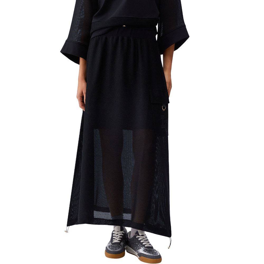 LIU JO LONG MESH SKIRT