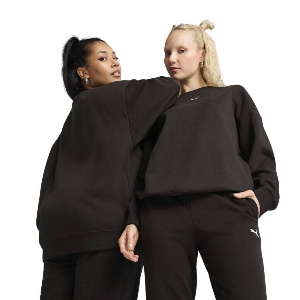PUMA ESS PUMA LOGO OVERSIZED CREW FL