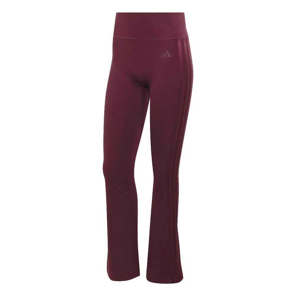 ADIDAS OPTIME ESSENTIALS WORKOUT SHINE FLARED LEGGINGS
