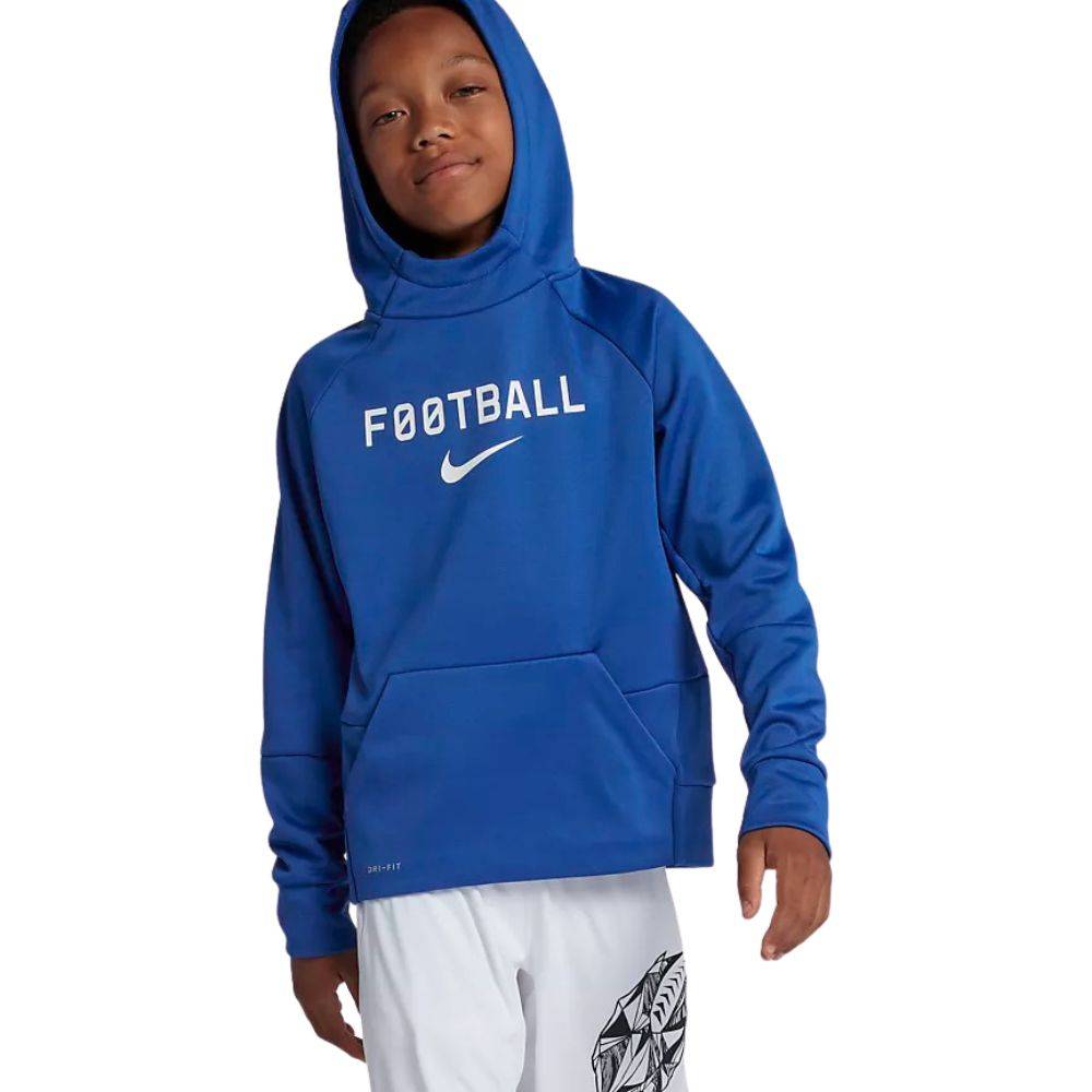 NIKE BOYS THERMA FOOTBALL POCKET HOODIE