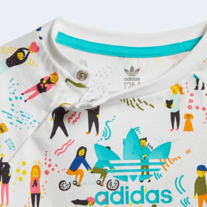 ADIDAS ORIGINALS INFANT JUMPSUIT SET