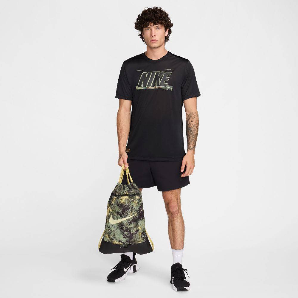 NIKE BRASILIA DRAWSTRING BAG 18L CAMO