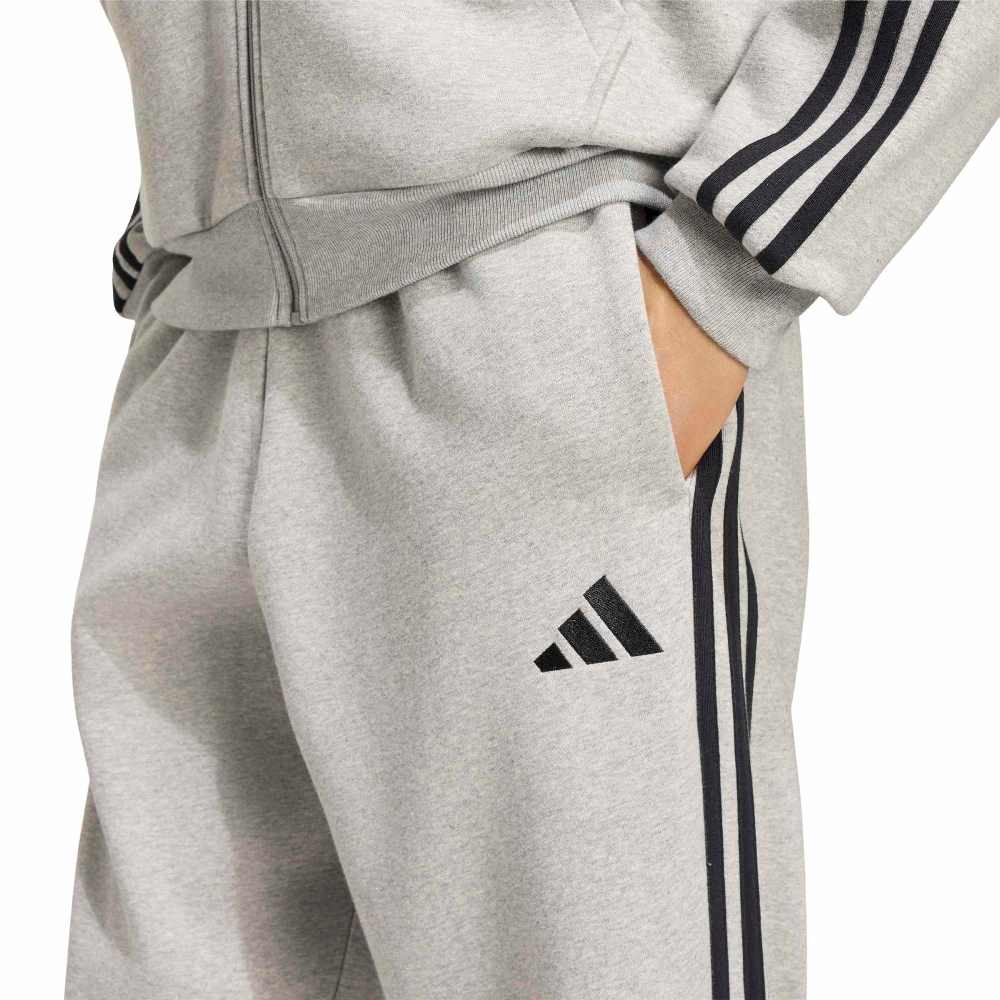 ADIDAS M ESSENTIALS 3-STRIPES FLEECE TAPERED CUFFED PANTS
