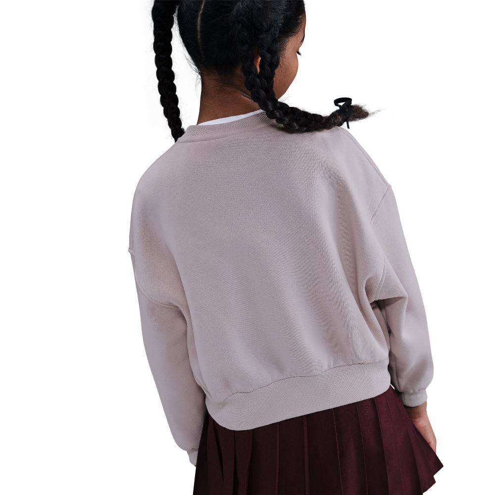 NIKE GIRLS NSW FLEECE BOXY CREW-NECK