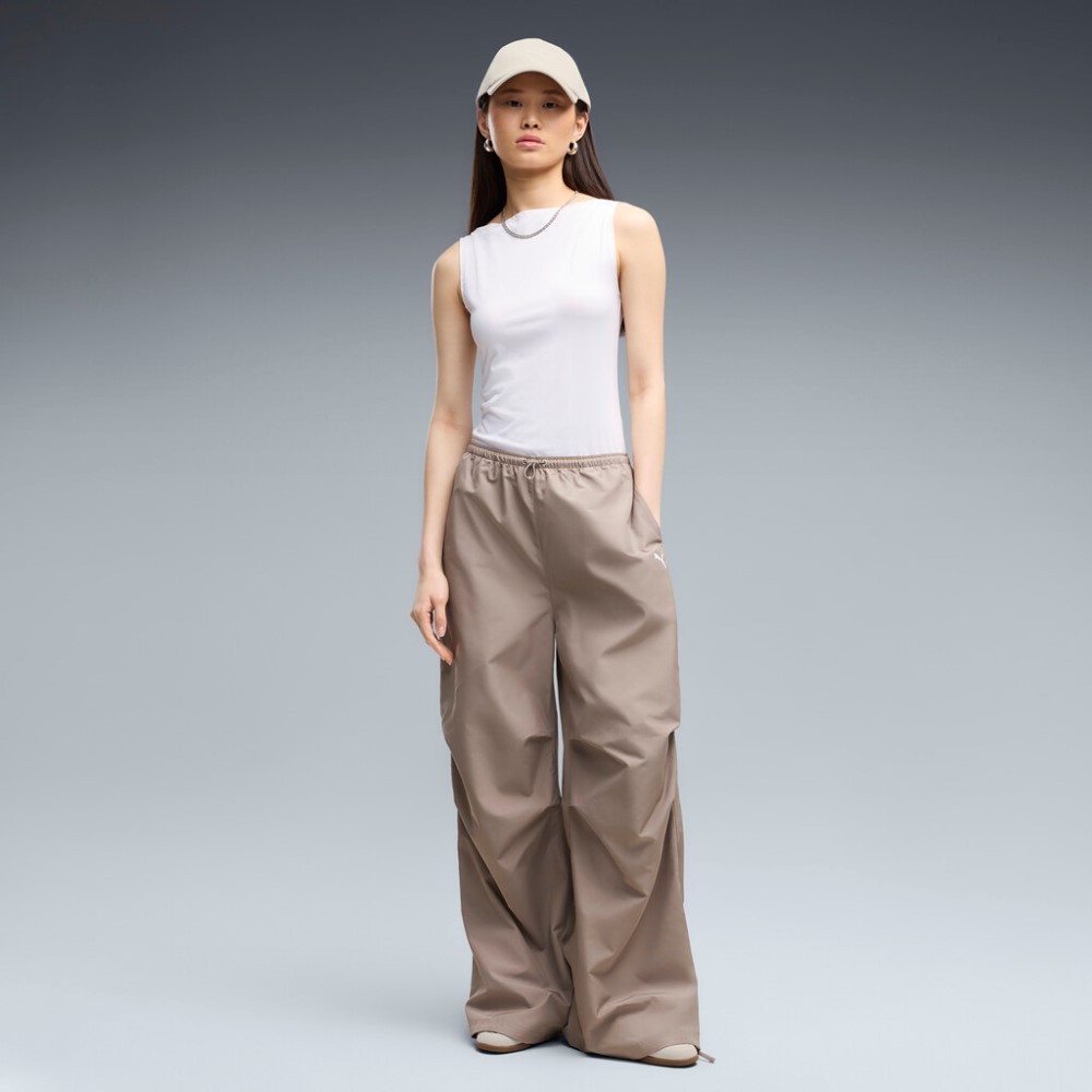 PUMA WARDROBE ESS PARACHUTE WOVEN PANTS OP