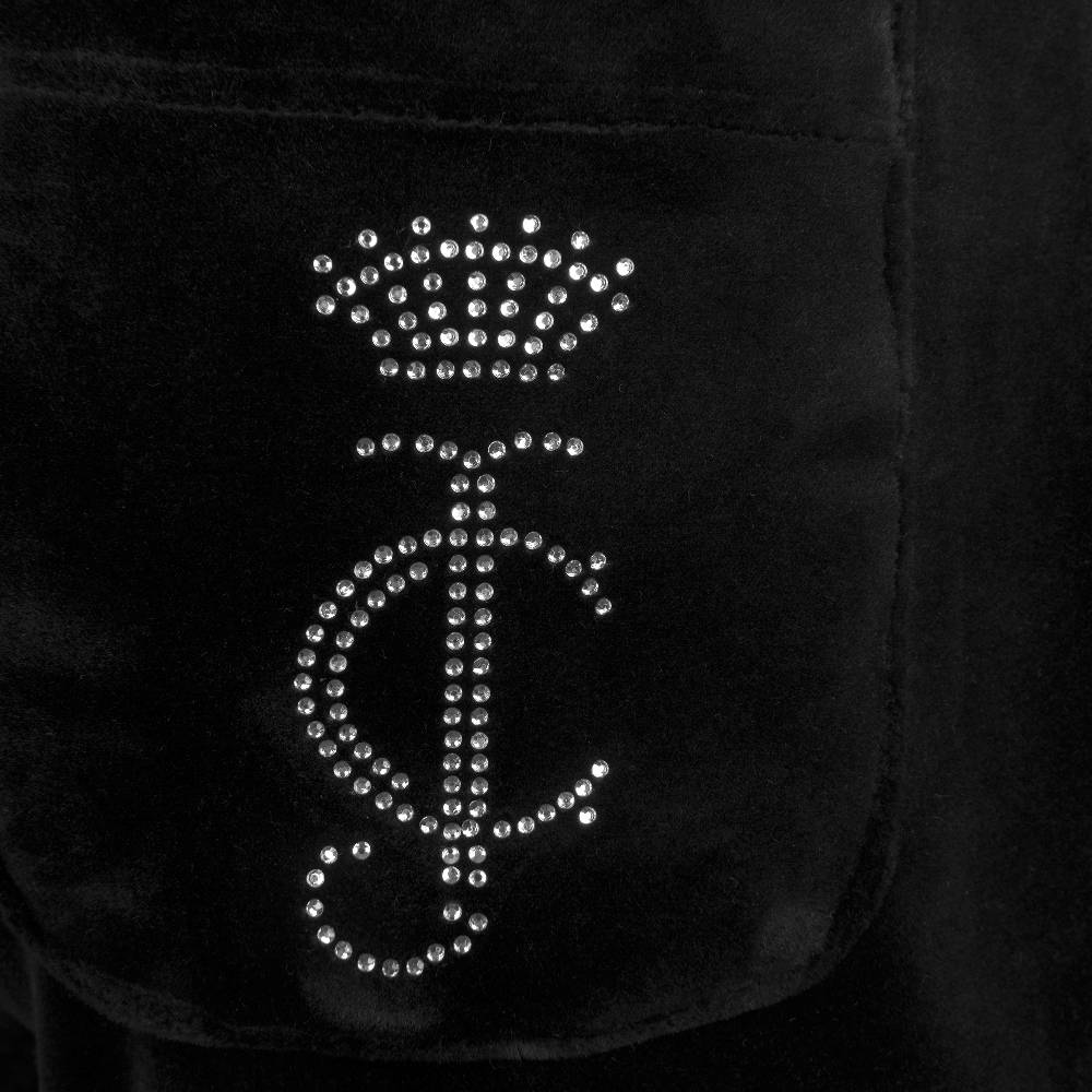 JUICY COUTURE GIRLS LUXE VELOUR  DIAMANTE SHORT