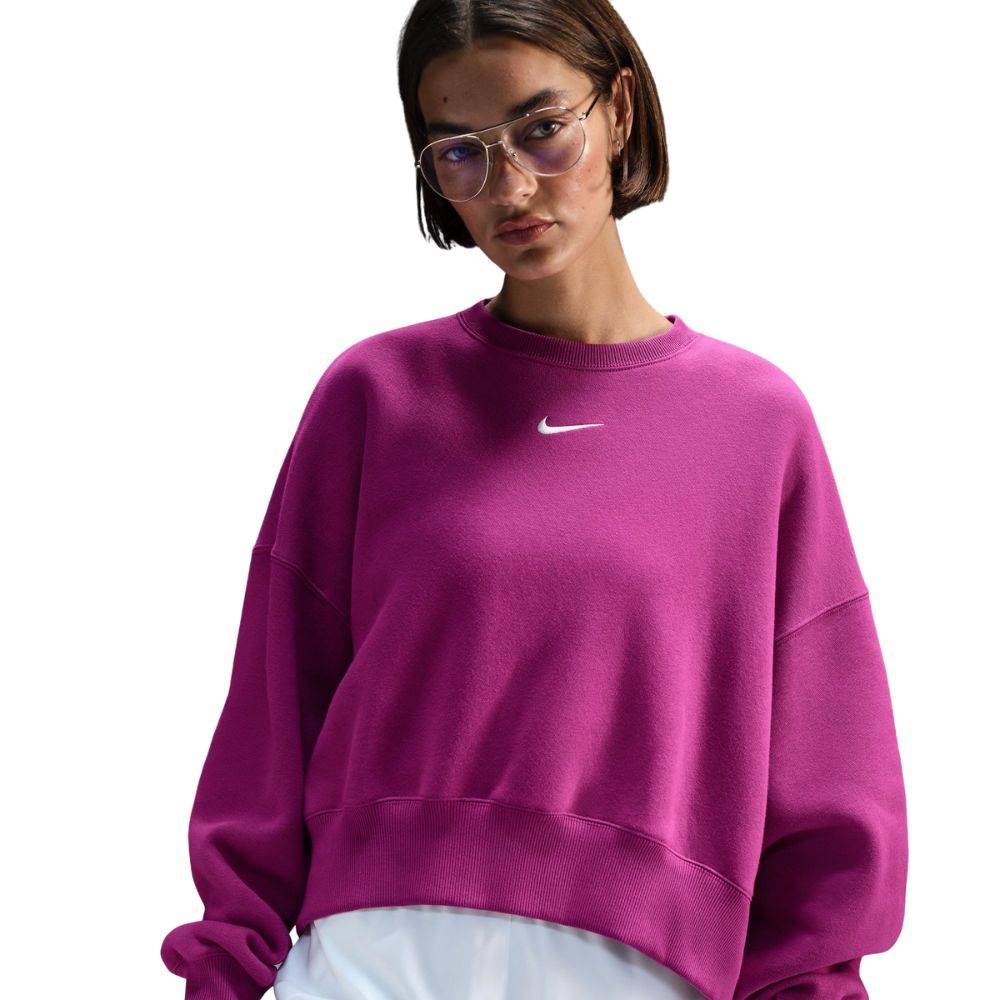 NIKE WOMENS PHOENIX FLEECE OVERSIZE CREW