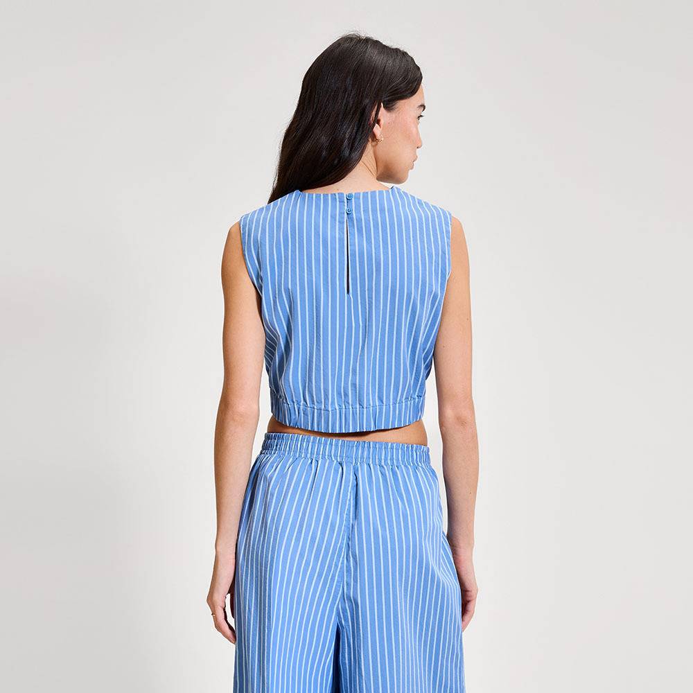 ELLESSE WOMENS RESORT STRIPE SARZANA TOP