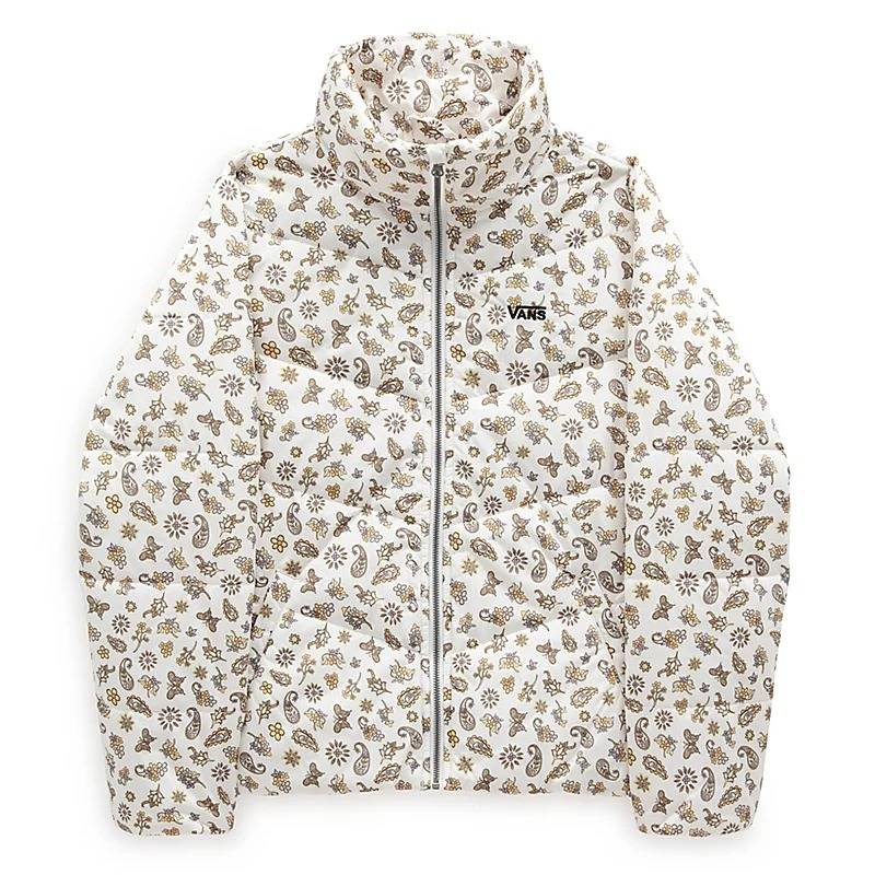 VANS WOMENS FOUNDRY PRINT PUFF JACKET