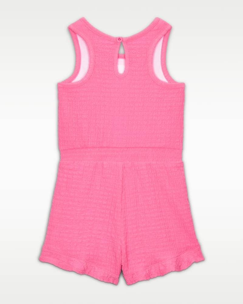 NIKE INFANT GIRLS TEXTURED ROMPER