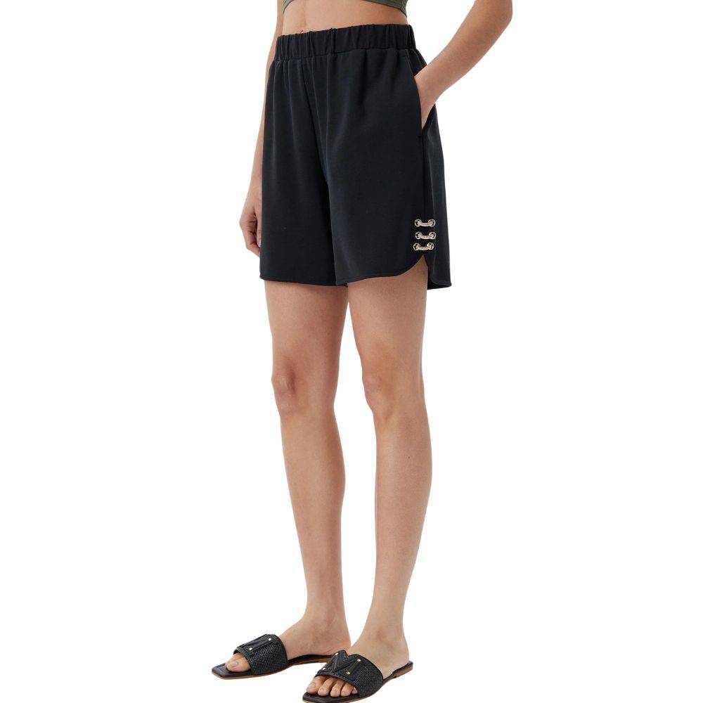 LIU JO SHORTS WITH BEJEWELLED DETAILS