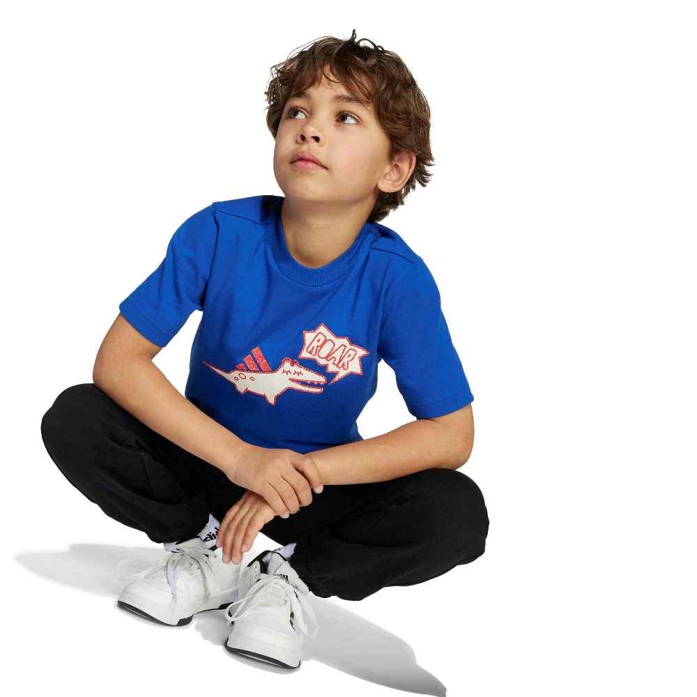 ADIDAS LITTLE KIDS ADIRAPTOR GRAPHIC T-SHIRT
