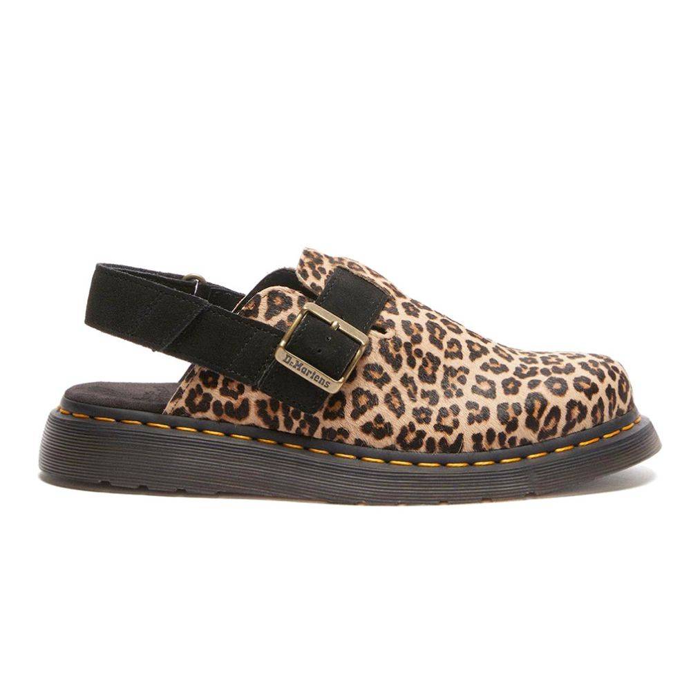 DR. MARTENS JORGE II MINI LEOPARD SPOT MULE