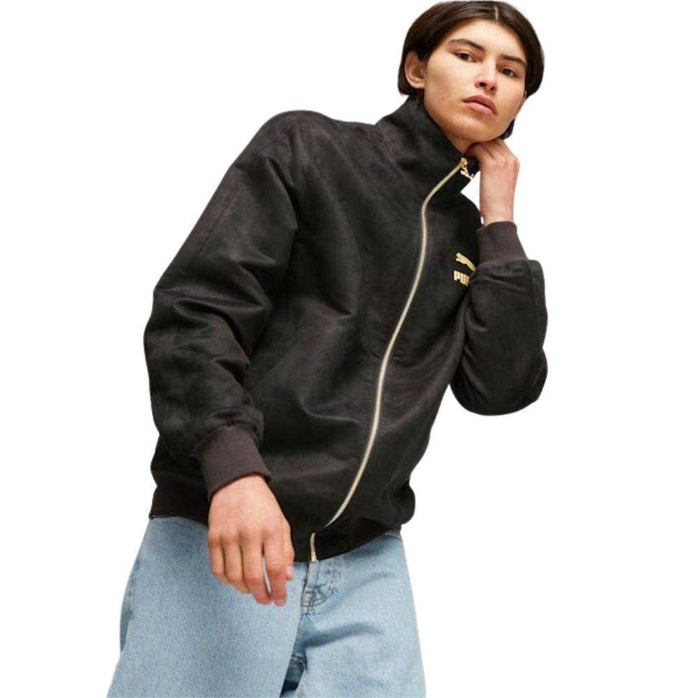 PUMA T7 RECLAIM SUEDE TRACK JACKET