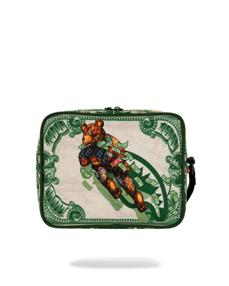 SPRAYGROUND MONEY FLY BEAR TOILETRY