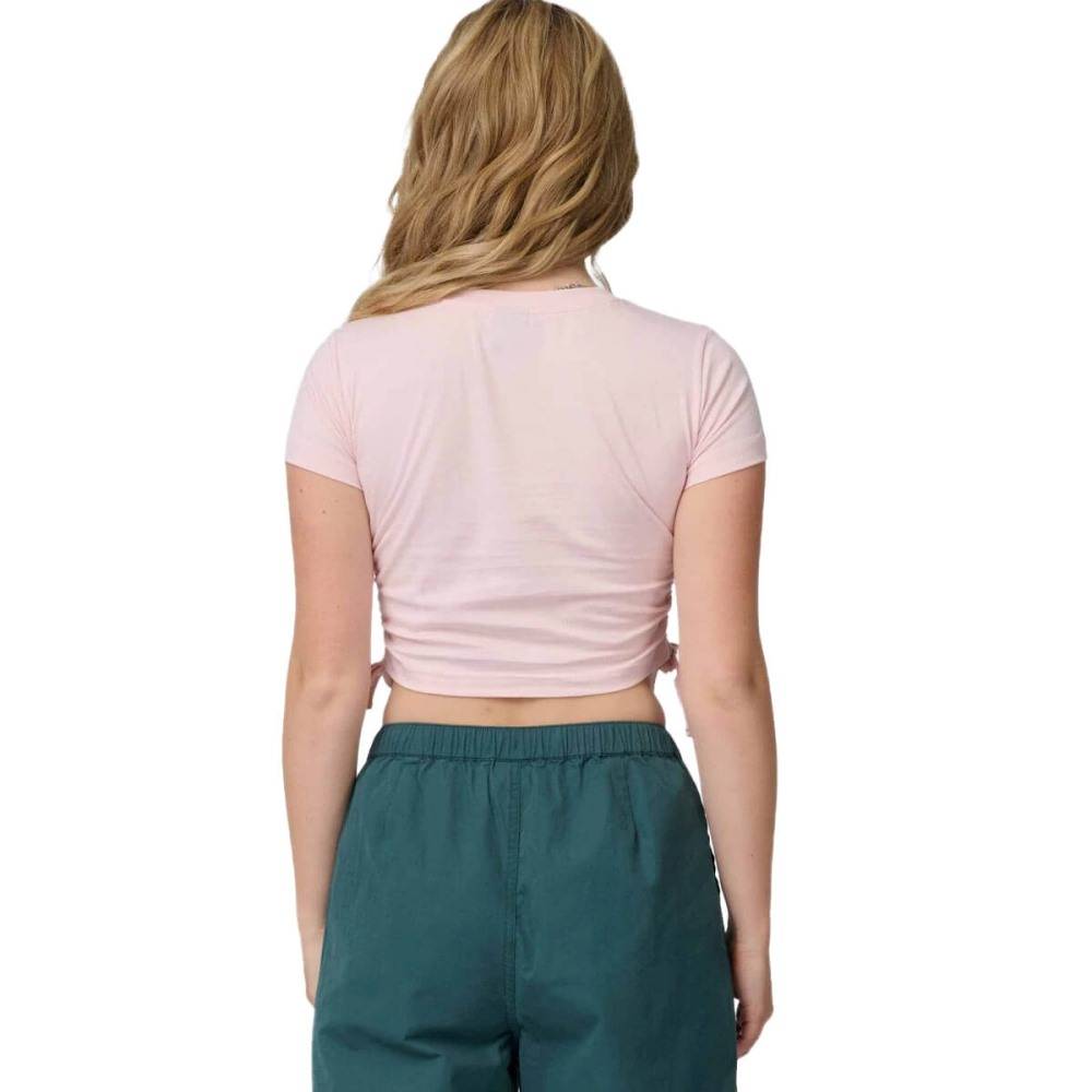 SANTA CRUZ RINGED FLOWER TIE T-SHIRT