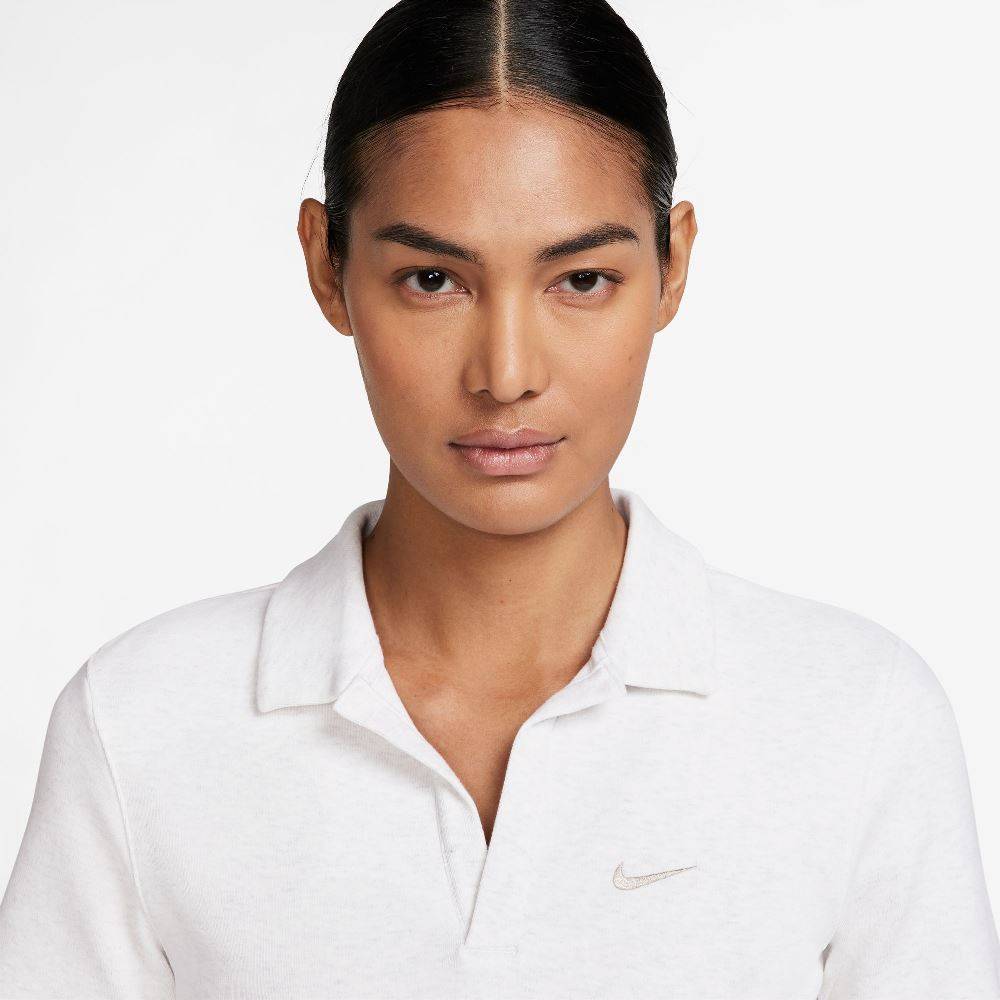 NIKE ESSENTIALS WOMENS SS POLO CROPPED TOP