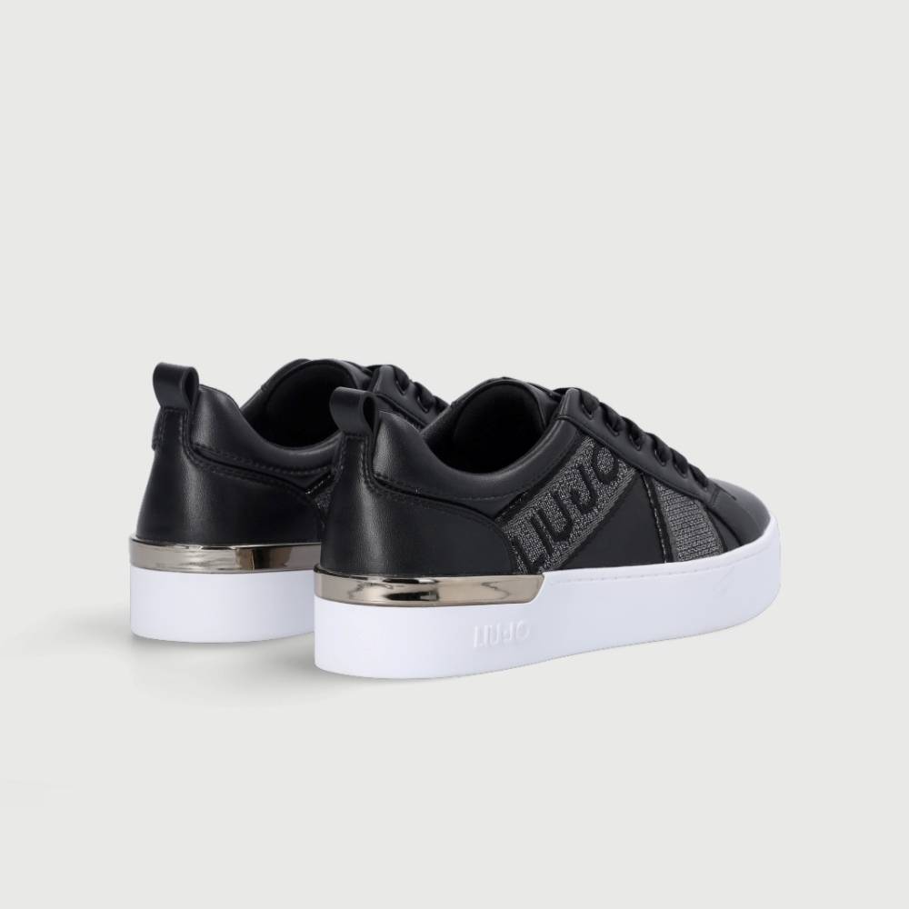 LIU JO SILVIA 38 - SNEAKERS WITH JACQUARD DETAIL