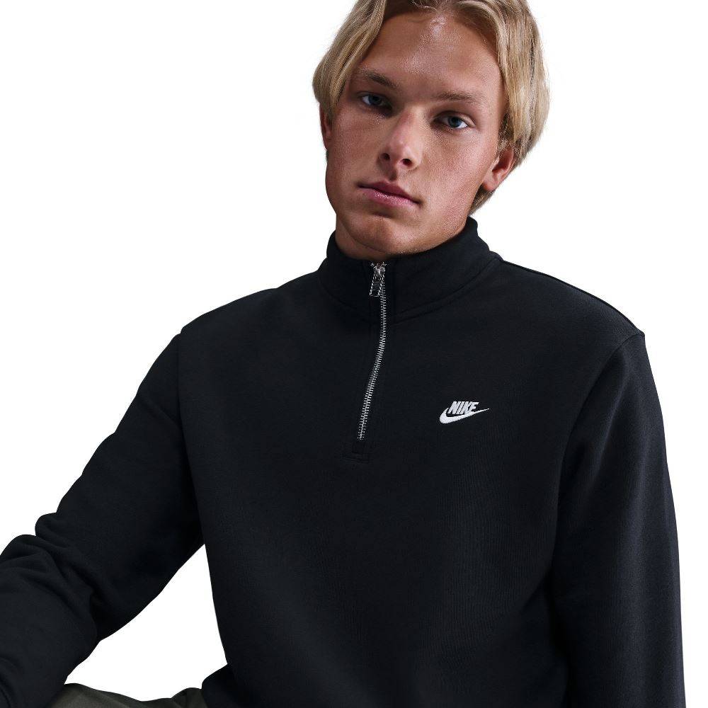 NIKE CLUB HALF-ZIP FLEECE TOP