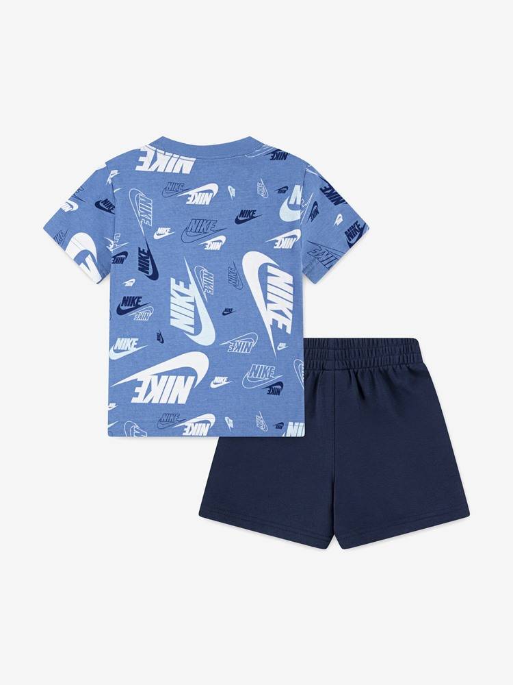 NIKE LITTLE KIDS NSW AOP LIGHTWEIGHT FT SHORT SET