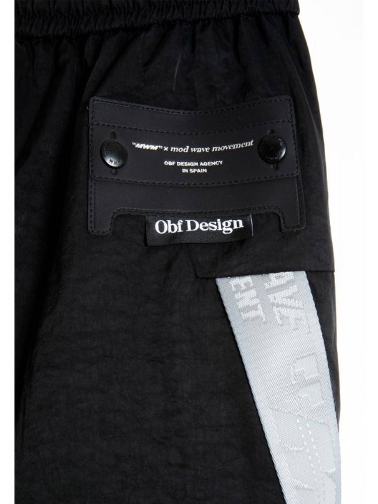 MWM BLACK TECHWEAR ZIP-OFF PANTS METAL TAPE
