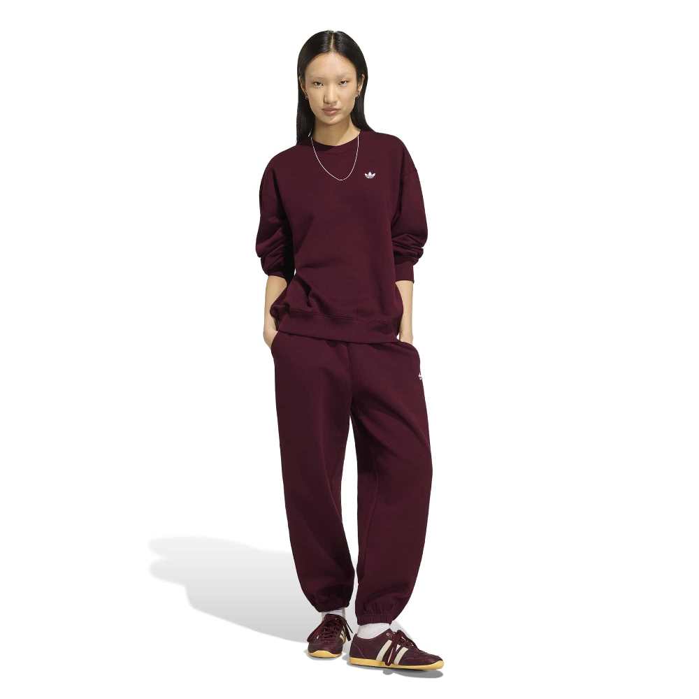 ADIDAS ORIGINALS ESSENTIALS CREW LONG FLEECE SWEATSHIRT