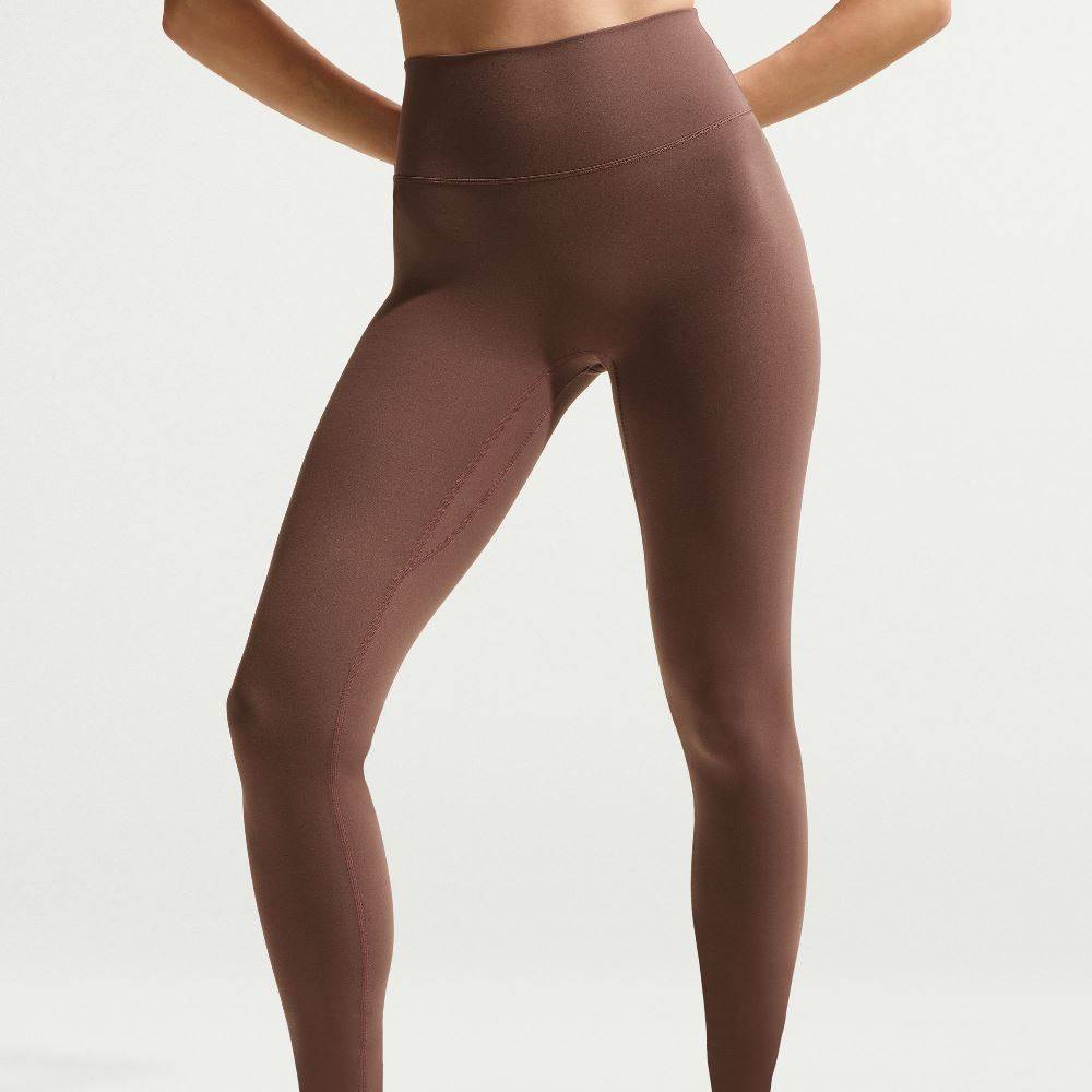 NIKE ZENVY HIGH-WAISTED NO-FRONT SEAM LEGGINGS