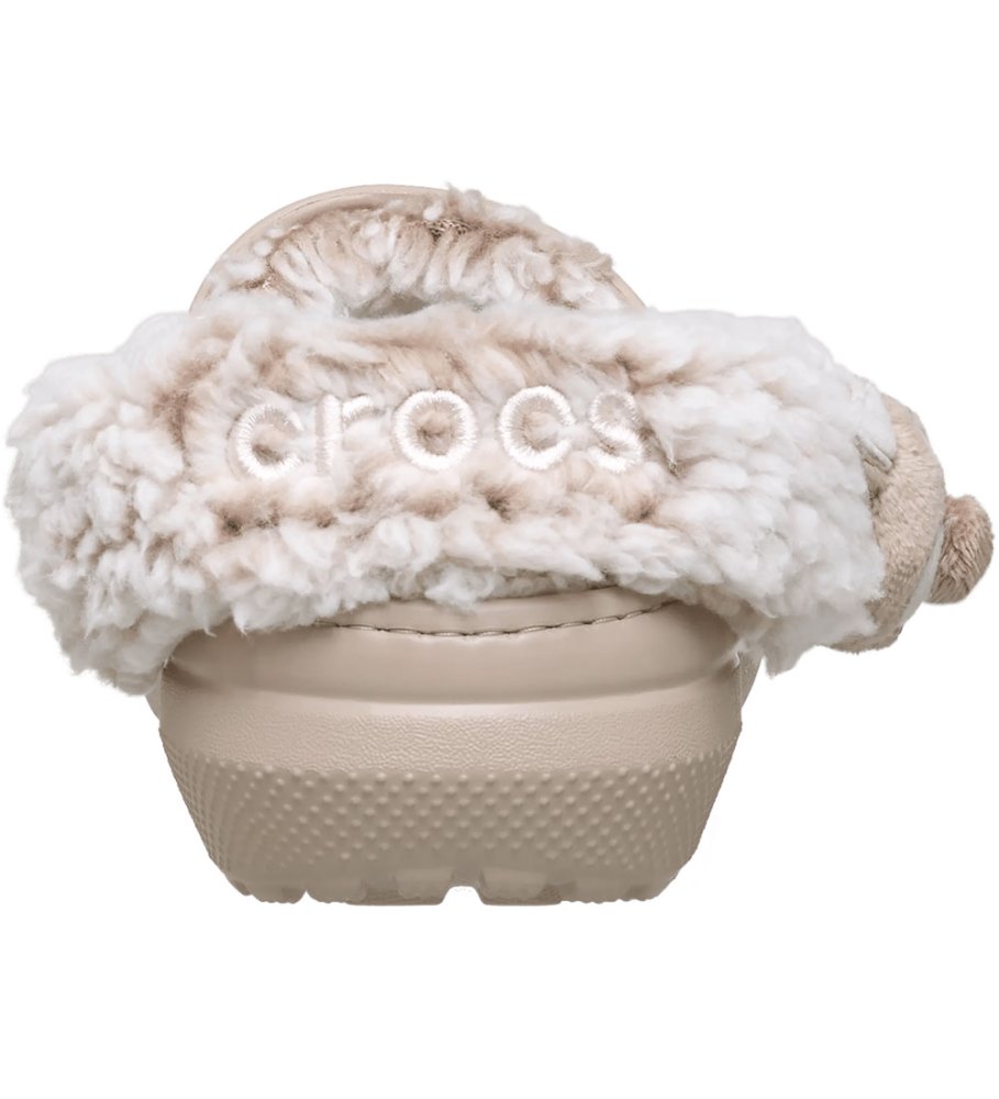 CROCS TODDLER CLASSIC BEAR PLUSH FLEECE LINED CLOG
