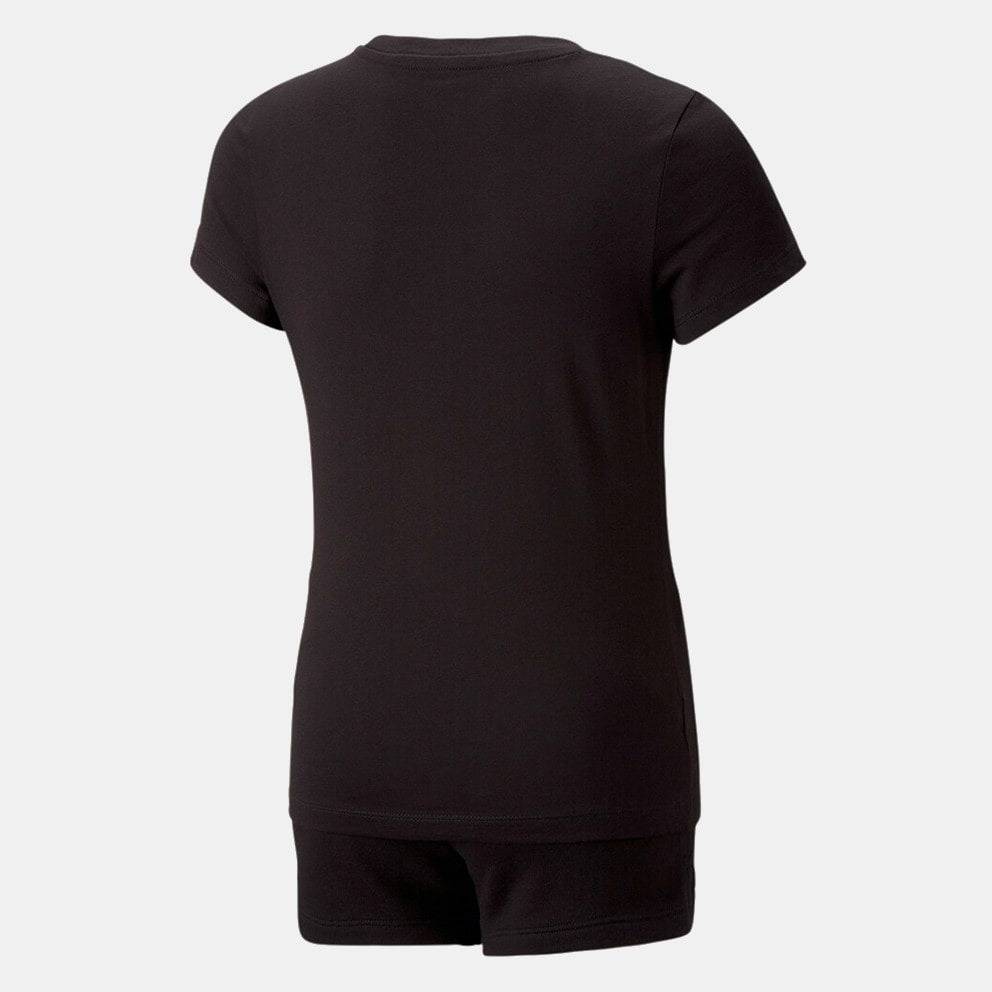 PUMA GRAPHIC TEE & SHORTS GIRLS SET