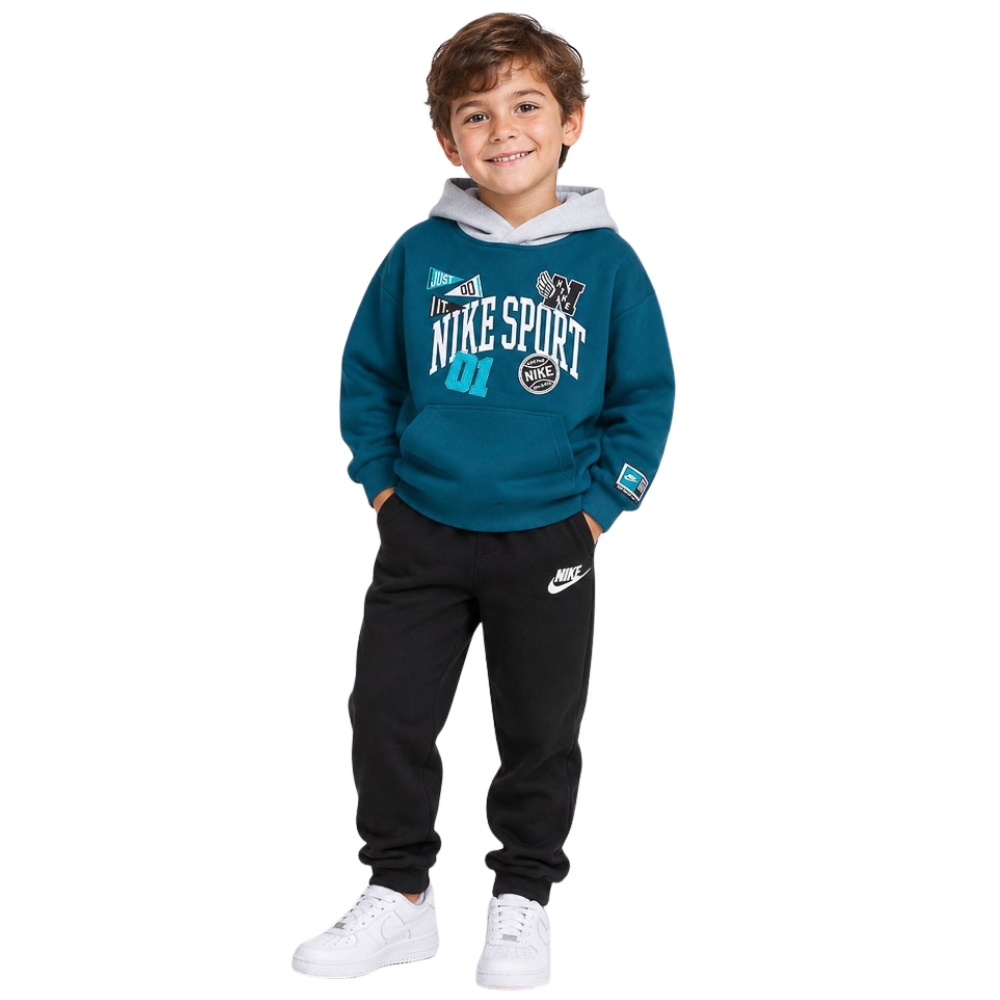 NIKE LITTLE KIDS MULTISPORT PO HOODIE SET