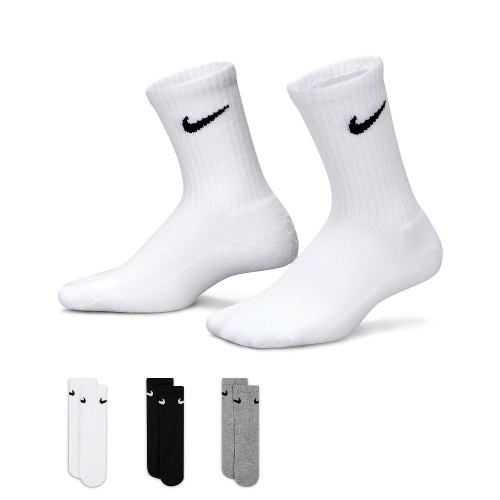 NIKE KIDS BASIC PACK CREW 3-PAIRS SOCKS