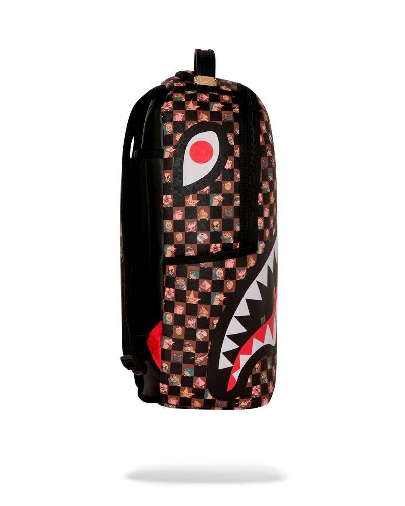 SPRAYGROUND PEEKING CHARACTERS REMIX DLXSV BACKPACK