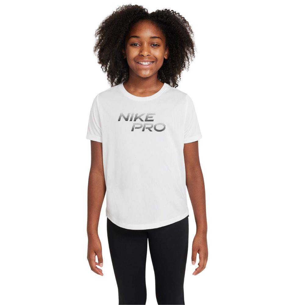 NIKE NSW GIRLS DRI-FIT SS TOP SPORT AOP