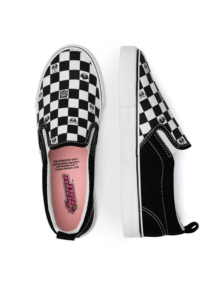 VANS TODDLER SLIP-ON GEO CHECK SHOES (1-4 YEARS)