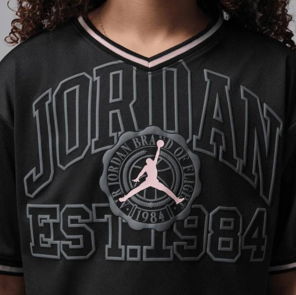 NIKE JORDAN GIRLS SCRT DIARY CROPPED JERSEY