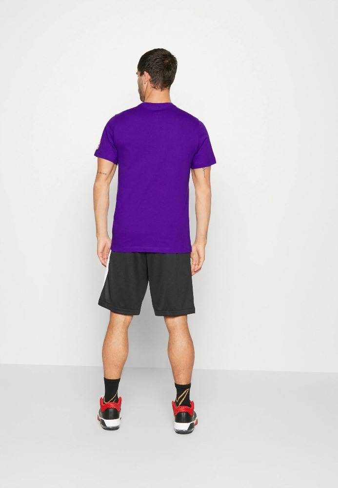 NIKE NBA LOS ANGELES LAKERS CITY EDITION WARMUP TEE