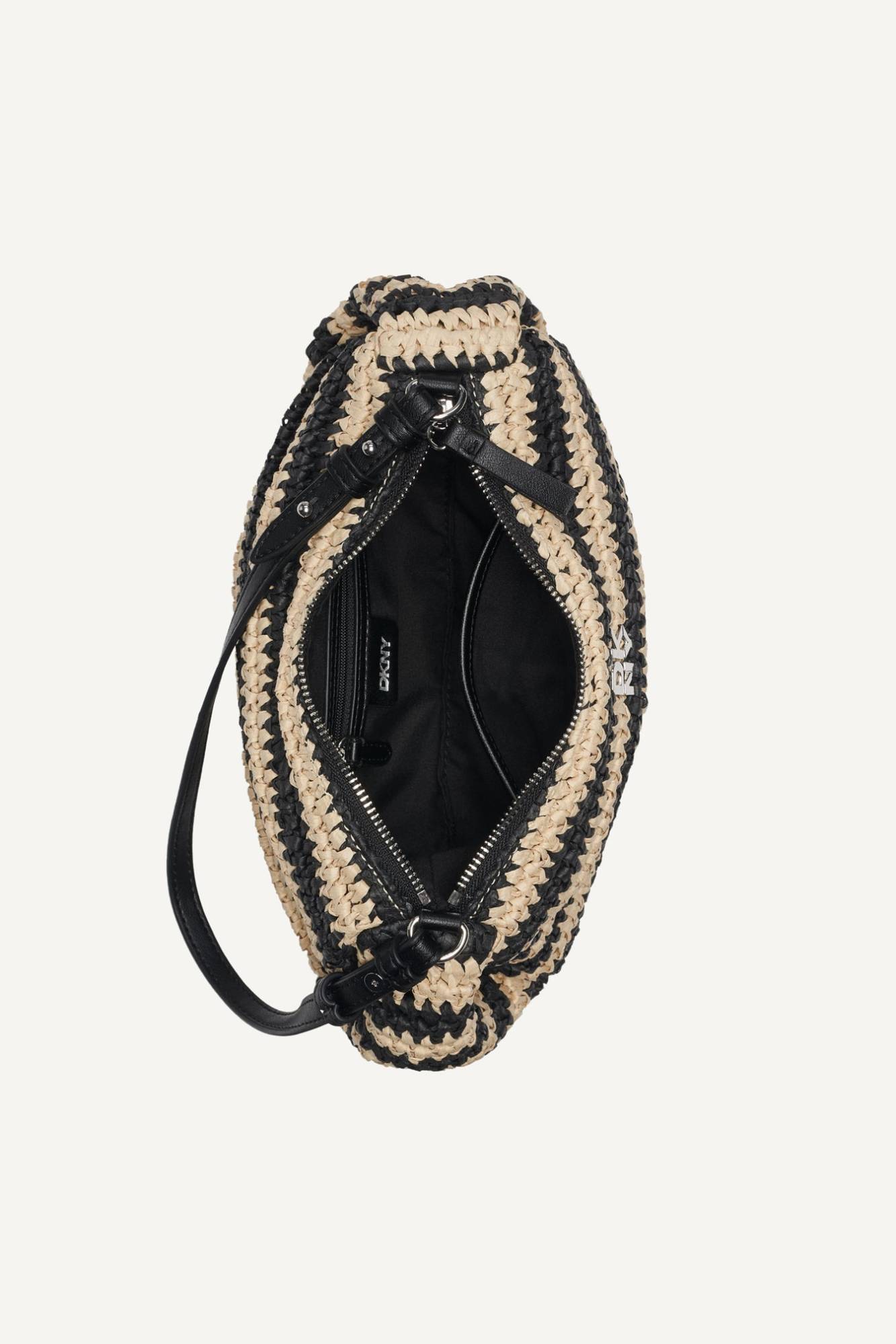 DKNY REMY RAFFIA SHOULDER BAG