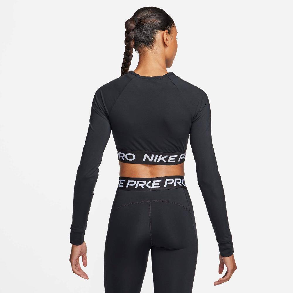 NIKE PRO DRI-FIT 365 CROPPED LONG-SLEEVE TOP