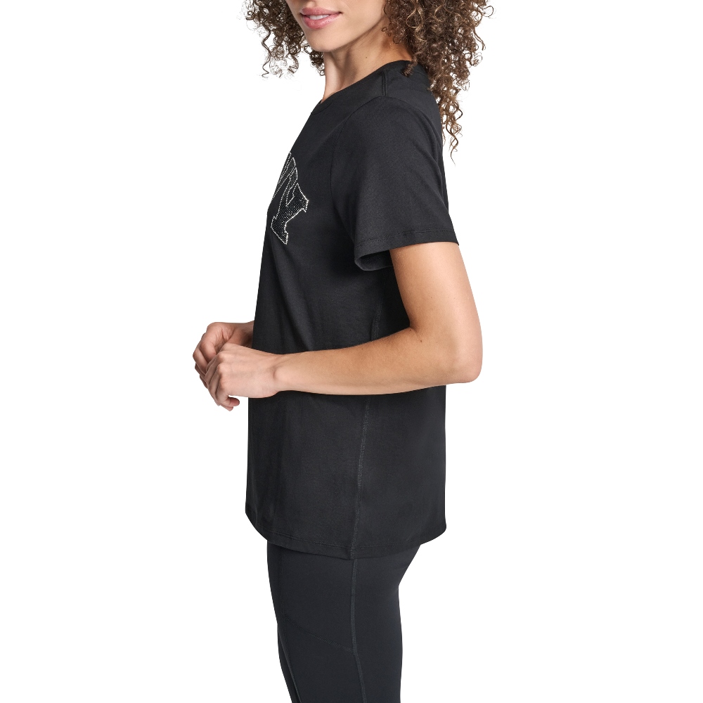 DKNY BEJEWELLED LOGO TEE