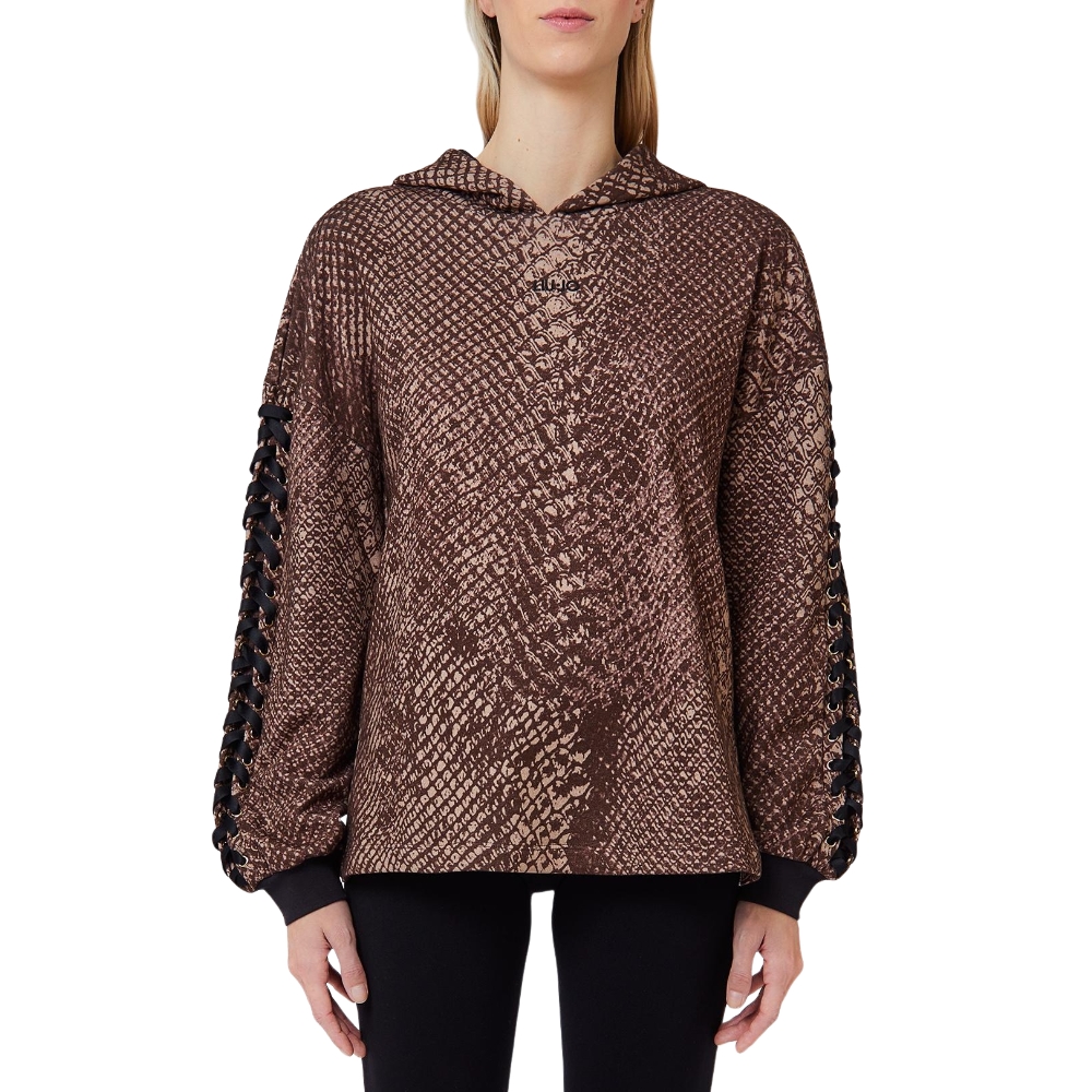 LIU JO SWEATSHIRT WITH ANIMAL PRINT
